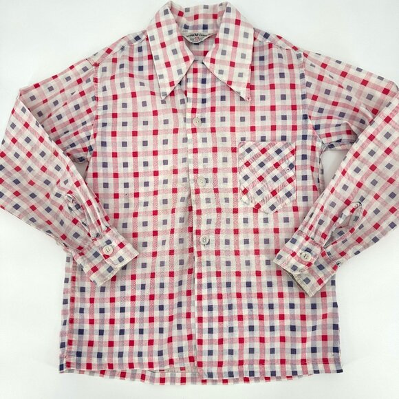 REGULAR FELLER Other - Rare Vintage 1940’s REGULAR FELLER Checkered Country Western Cowboy Shirt